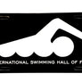 ISHOF Swimmer Plastic License Plate