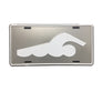 ISHOF Swimmer Metal License Plate