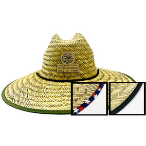 Wide-Brim Straw ISHOF Sun Hat