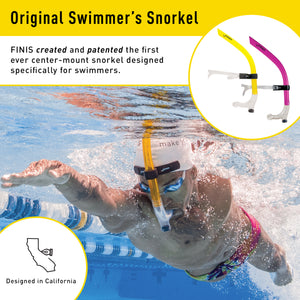 FINIS Original Swimmer's Snorkel ISHOF Swimming Hall of Fame Swimming World