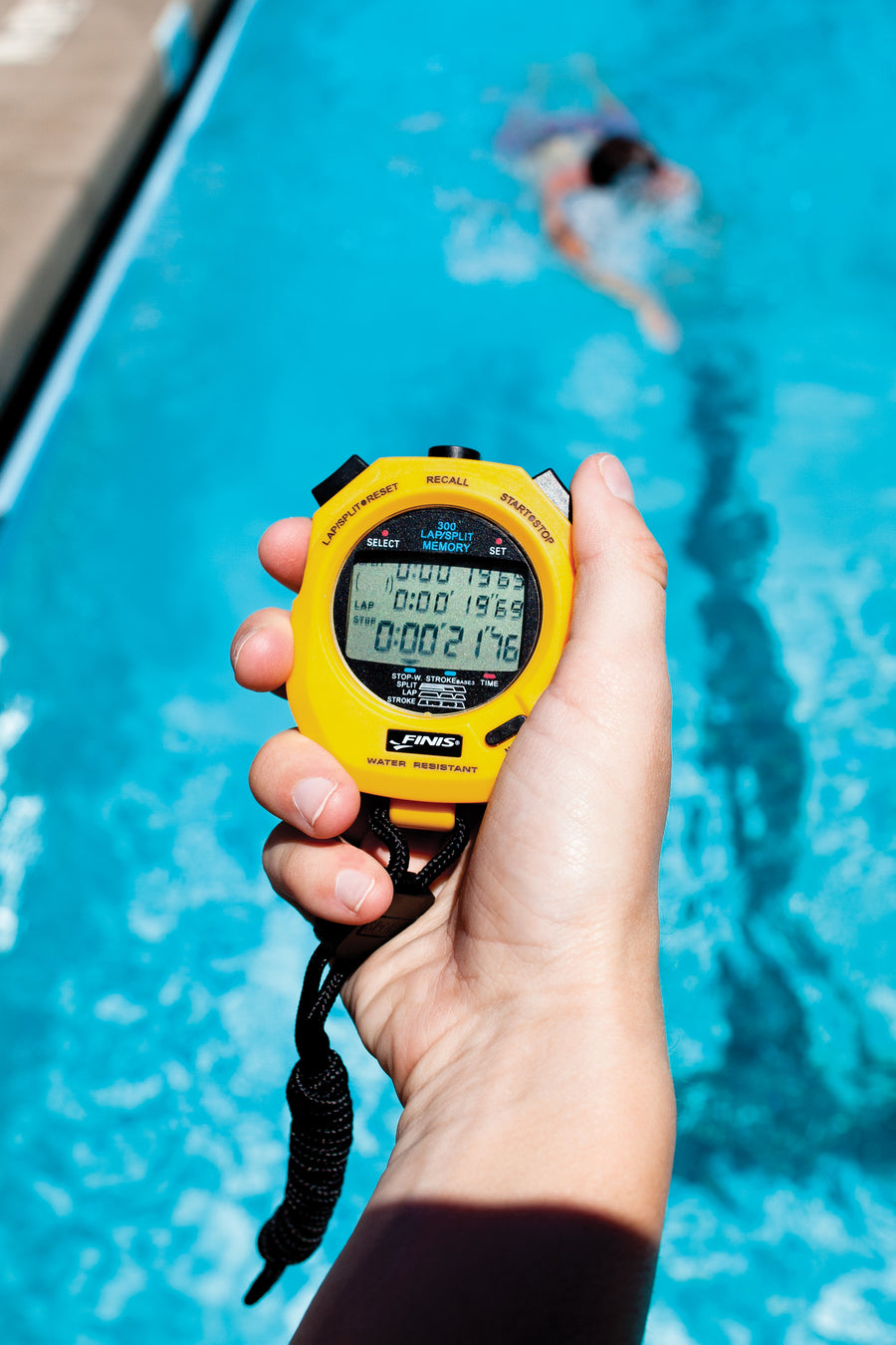 3X300M Stopwatch FINIS  ISHOF Swimming Hall of Fame Swimming World