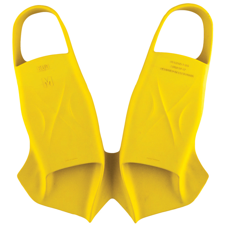 FINIS Evo Monofin Yellow ISHOF Swimming Hall of Fame Swimming World