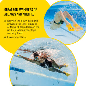 FINIS Zoomers Gold Fins ISHOF Swimming Hall of Fame Swimming World