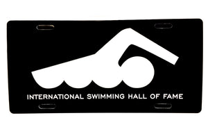 ISHOF Swimmer Plastic License Plate