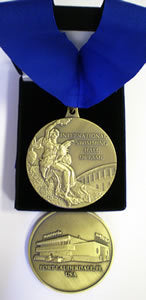 ISHOF Gold Medal Keepsake ISHOF Swimming Hall of Fame Swimming World