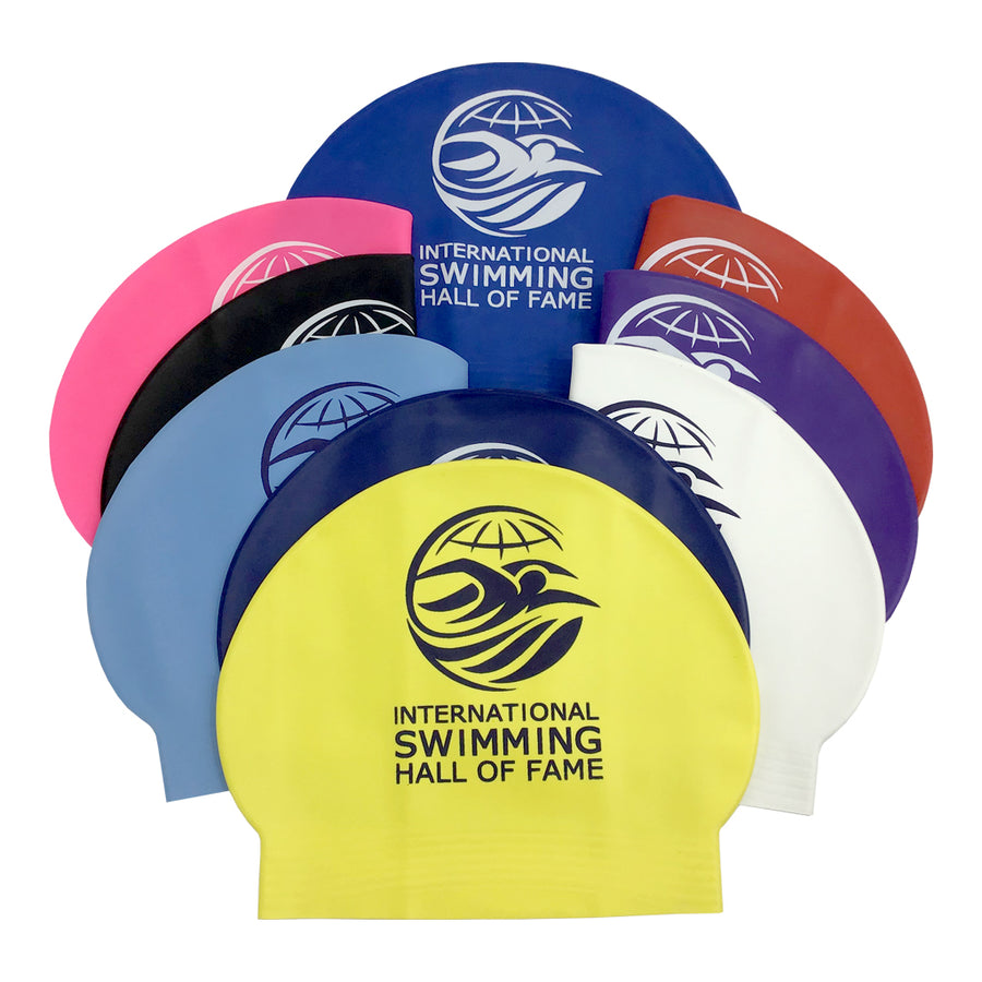 Swimming Hall of Fame Latex Swim Cap