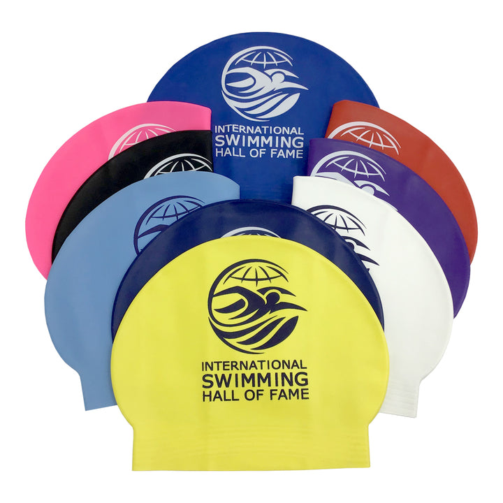 Swimming Hall of Fame Silicone Swim Cap