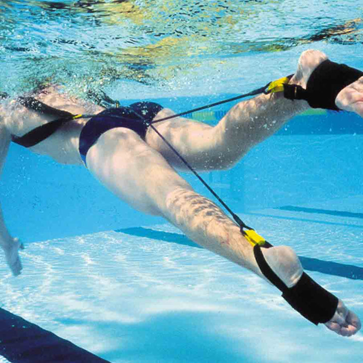 Strechcordz Kick Trainer S123 Resistance Band ISHOF Swimming Hall of Fame Swimming World