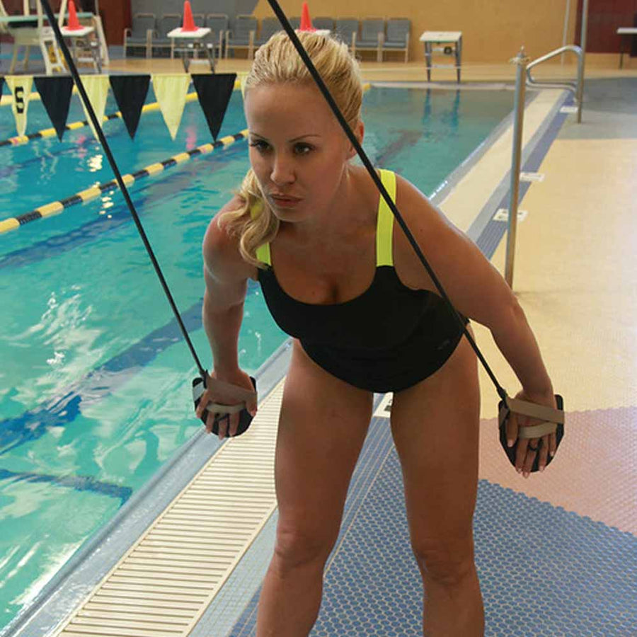 Strechcordz with Paddles S101 ISHOF Swimming Hall of Fame Swimming World