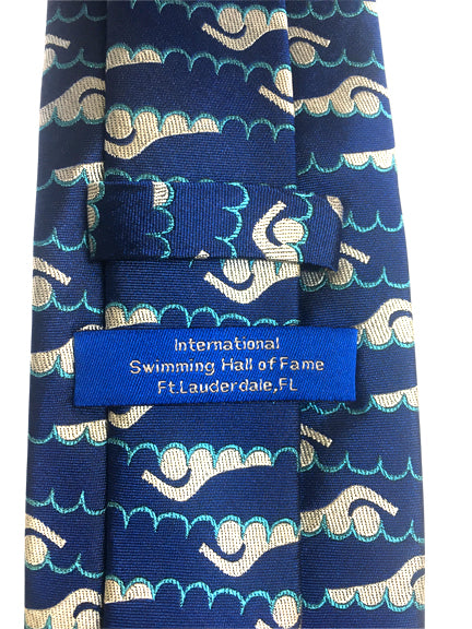 Swimmer Silk Tie ISHOF Swimming Hall of Fame Swimming World